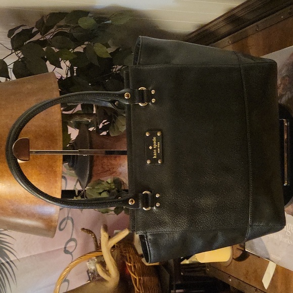 kate spade Handbags - ⬇️START Camryn Wellesley Black Leather Silver Hardware Kate Spade Handbag W Tag